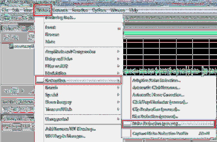 как убрать шум со звуковой дорожки